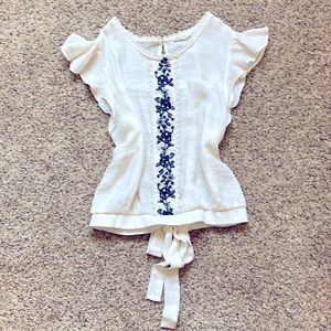 Cottagecore embroiled top.